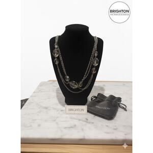 Brighton Long Vintage Looking Beaded Necklace